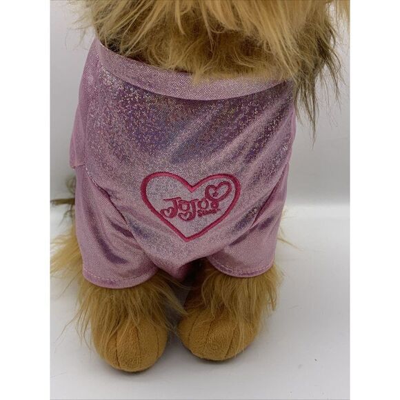 Nickelodeon JoJo Siwa BowBow the Yorkie Dog Plush 17" Pink Sparkle Jacket Bow - Picture 11 of 12